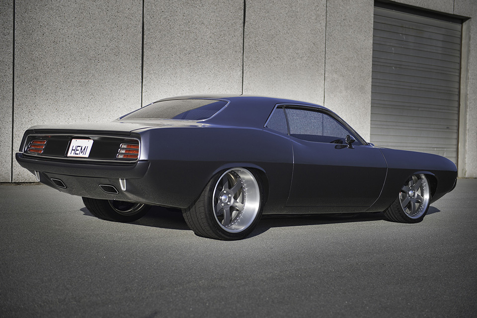 Hemi Cuda by Porsager passenger rear