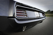 Hemi Cuda by Porsager rear closeup