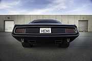 Hemi Cuda by Porsager rear